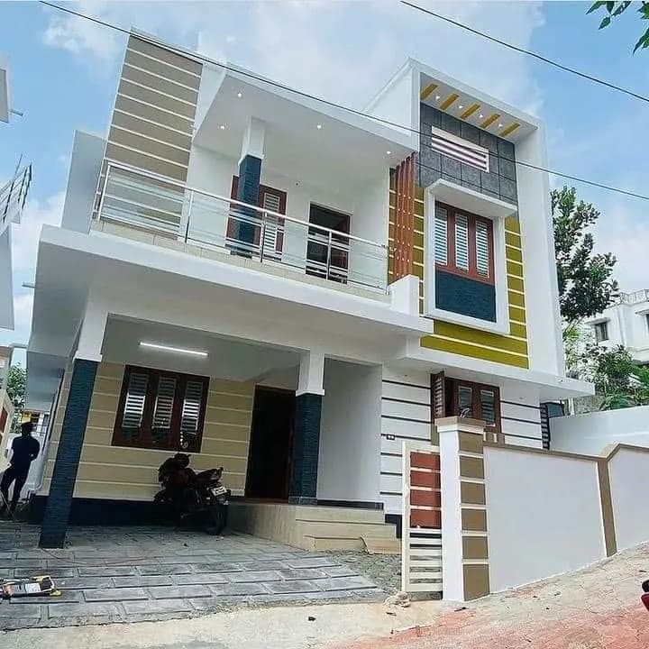 Contemporary Carport & Terrace Villa