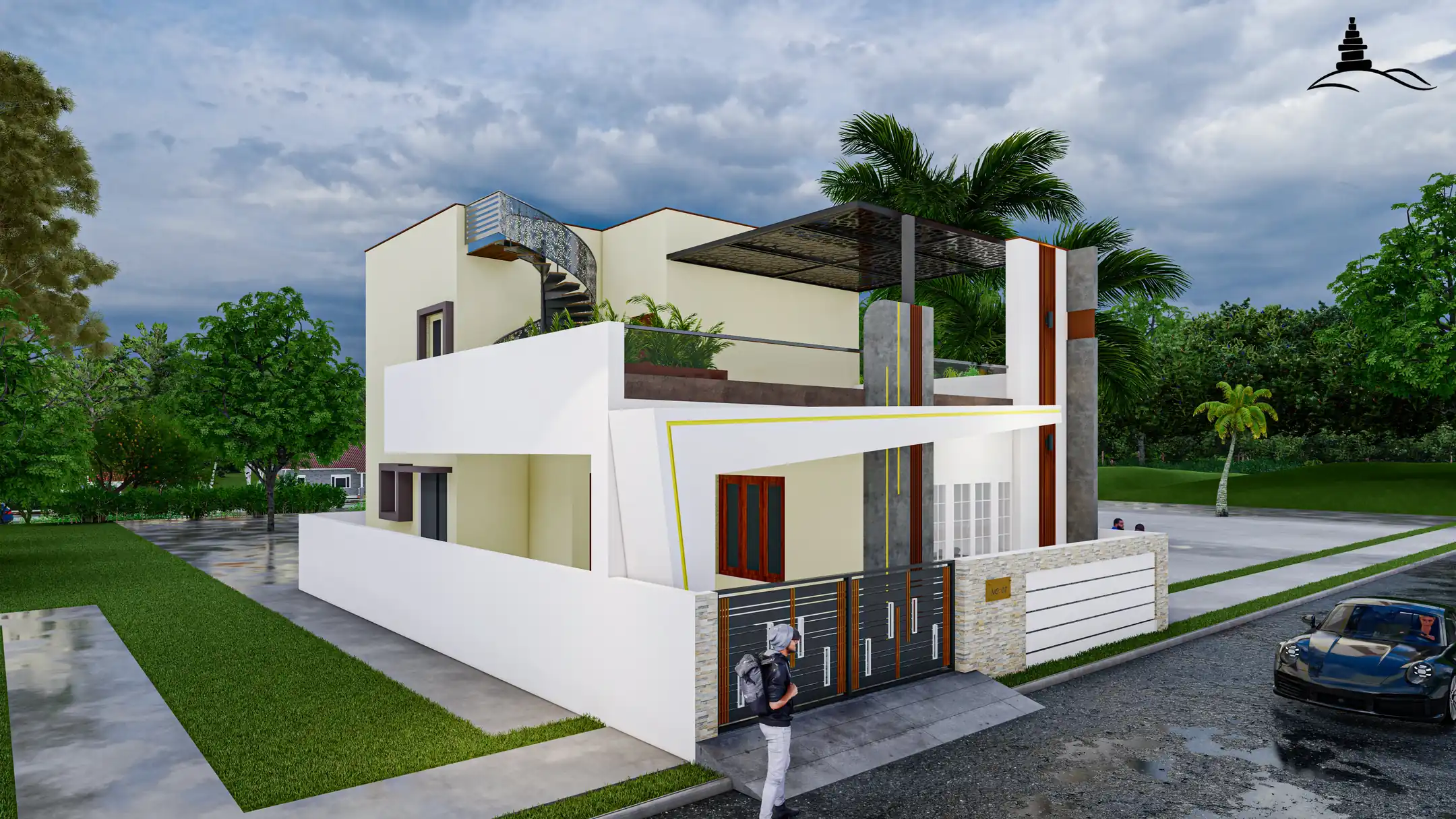 Thamarai Selvan Residence (Perspective View)